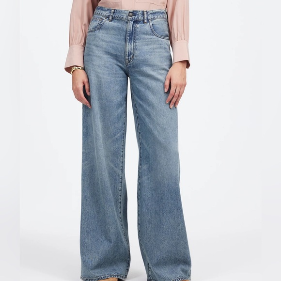 Super wide leg jeans sz 27 - Picture 2 of 6